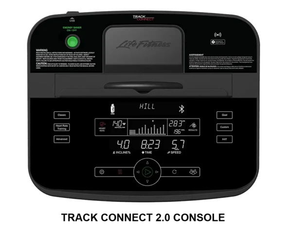 Life Fitness F3 Treadmill with Track Connect Console5.
