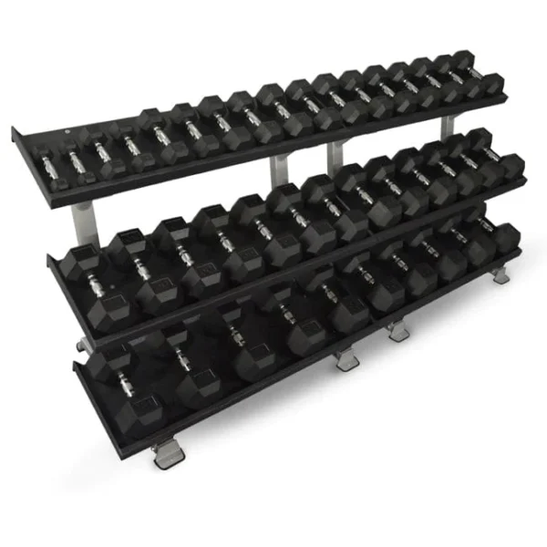 Rubber Hex Dumbbells 1kg to 50 kg 23 Sets1.